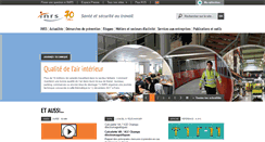 Desktop Screenshot of amiante.inrs.fr