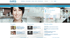 Desktop Screenshot of iaf.inrs.ca